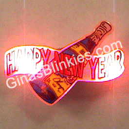 Blinky Lights - Accessories - Body Lights - Happy New Year