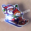 Blinky Lights - Accessories - Body Lights - Christmas - Santa - Sled